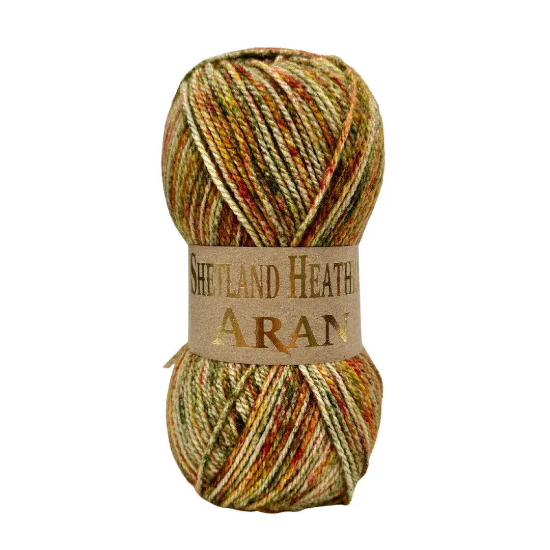 Woolcraft Shetland Heather Aran 100g - Image 10